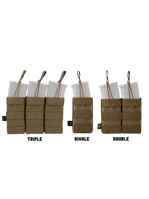 KRYDEX тактический подсумок для магазина 5.56 мм Triple MC, вариант, фото 6