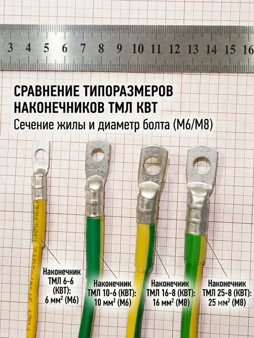 Провод заземления перемычка 25мм2 Аксессуары для, вариант, фото 3