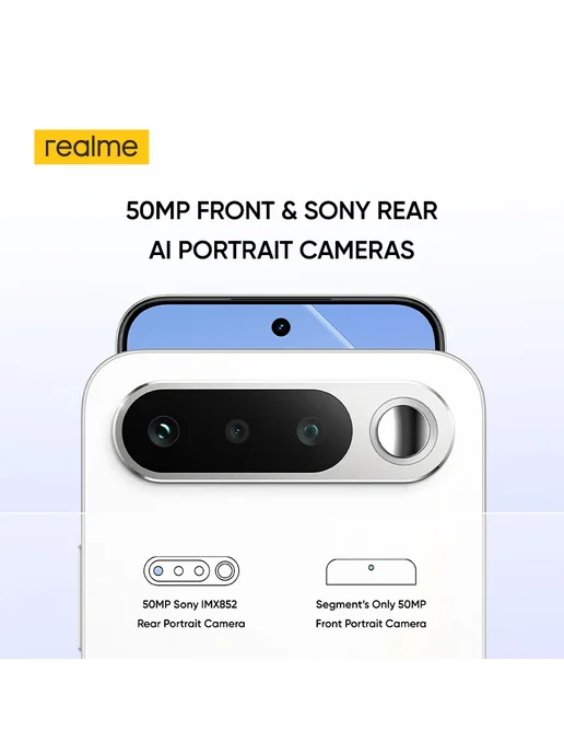 Смартфон realme 16 8/256 ГБ, белый, фото 4