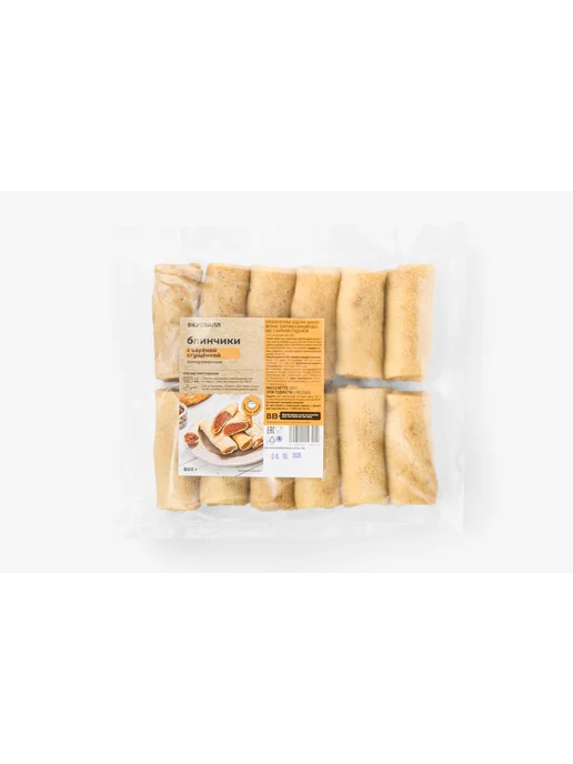 ВкусВилл Блинчики с вареной сгущенкой, 800 г, зам.(Продукт, 800 г, фото 2