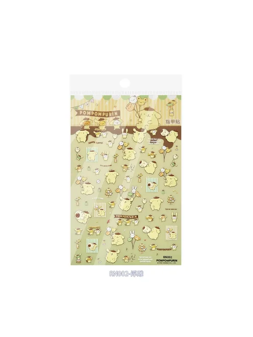 Sanrio Набор наклеек для ногтей Hello Kitty, Cinnamoroll MN, вариант, фото 2