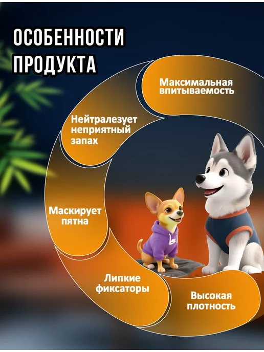 Пеленки для собак одноразовые гелевые с активированным углем, черный, фото 3