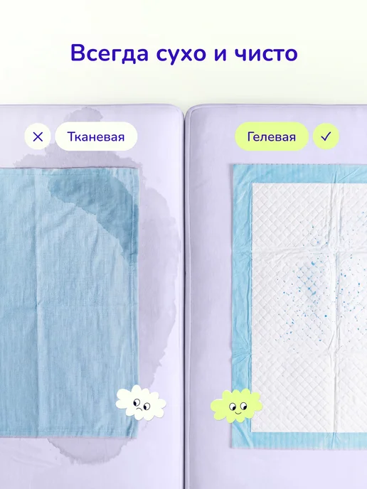 Пеленки для животных впитывающие, одноразовые, 60х90 см, 30, 60x90 см, фото 7