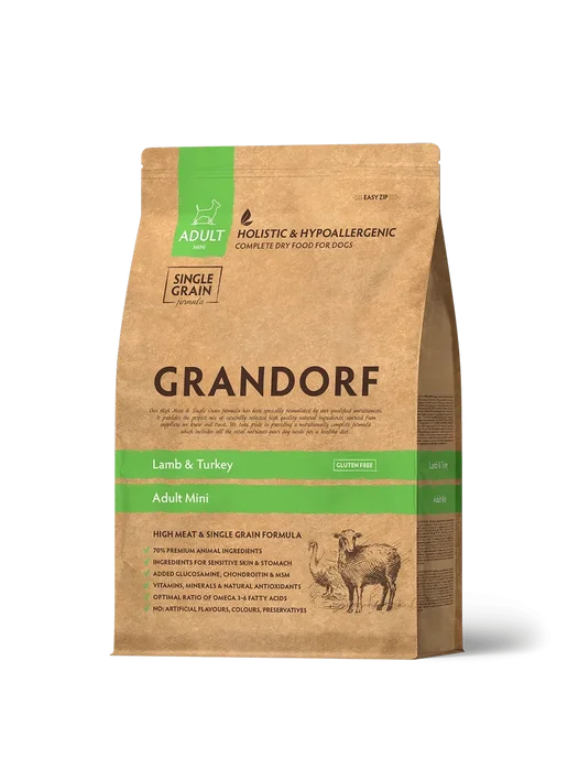Сухой корм Grandorf' для собак, индейка, ягненок, 8 кг, фото 2