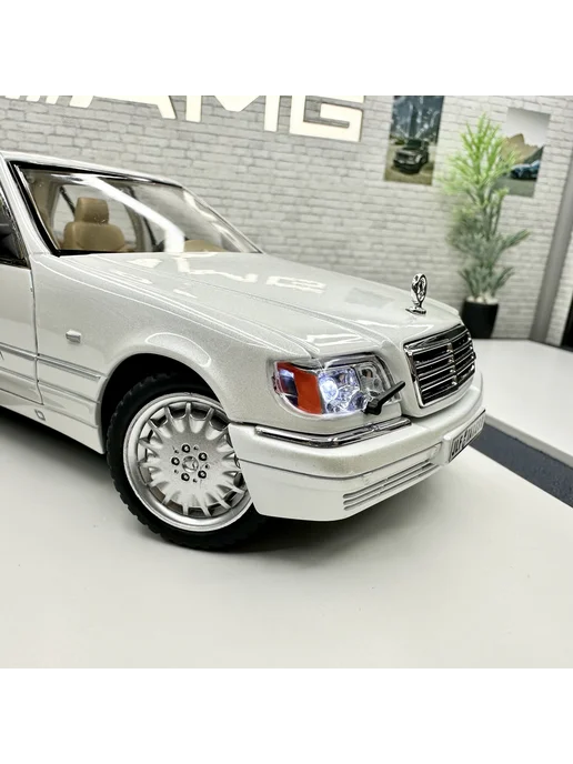 Машинка металлическая MercedesBenz S класс в кузове W140, вариант, фото 2