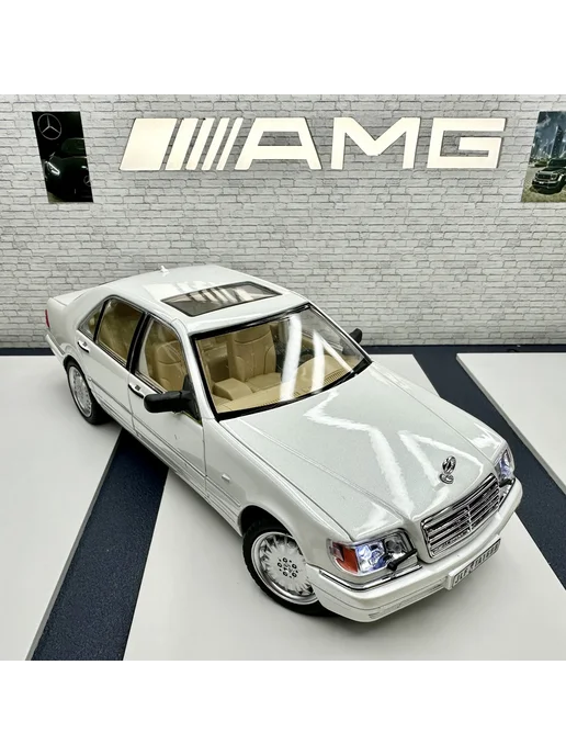 Машинка металлическая MercedesBenz S класс в кузове W140, вариант, фото 4