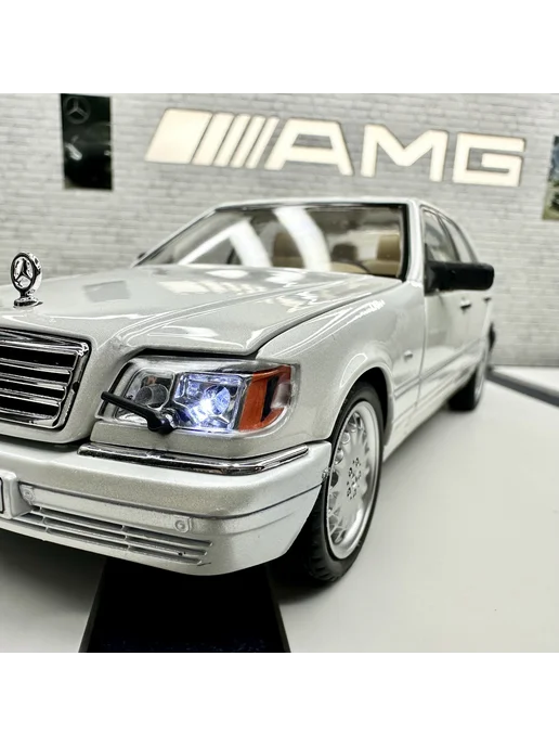 Машинка металлическая MercedesBenz S класс в кузове W140, вариант, фото 7