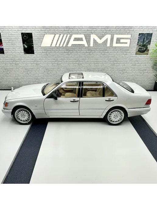 Машинка металлическая MercedesBenz S класс в кузове W140, вариант, фото 8