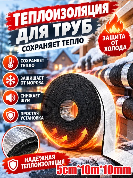 Акустическая лента Самоклеящаяся теплоизоляционная лента для, вариант, фото 2