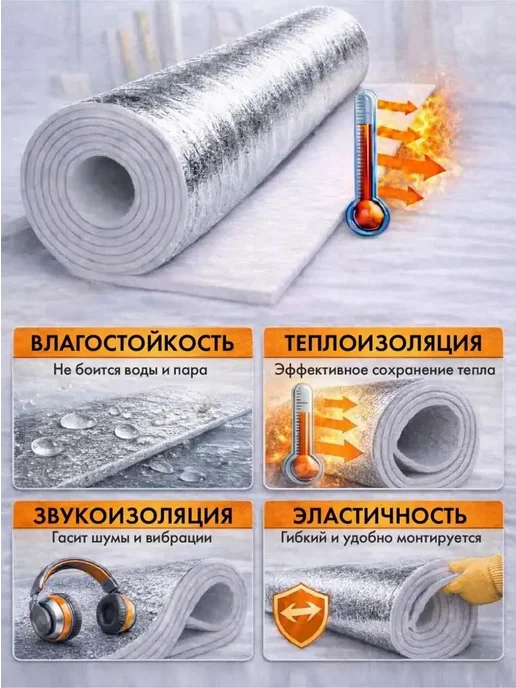Утеплитель для стен 5м2, вариант, фото 6