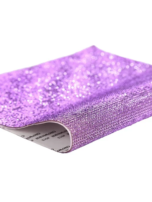 Нет бренда Самоклеящаяся бумага с блестками Dream Purple 12*20 см, фиолетовый