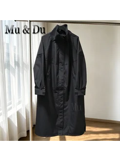Mu&Du черный тренч