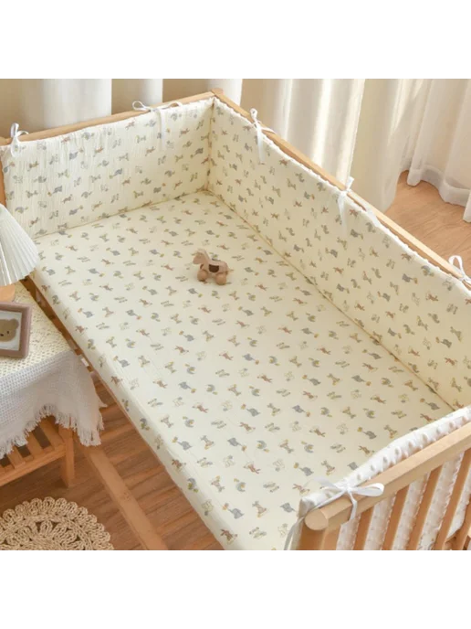 Бортик на кровать на завязках 60x28 см, 60x28 см, фото 3