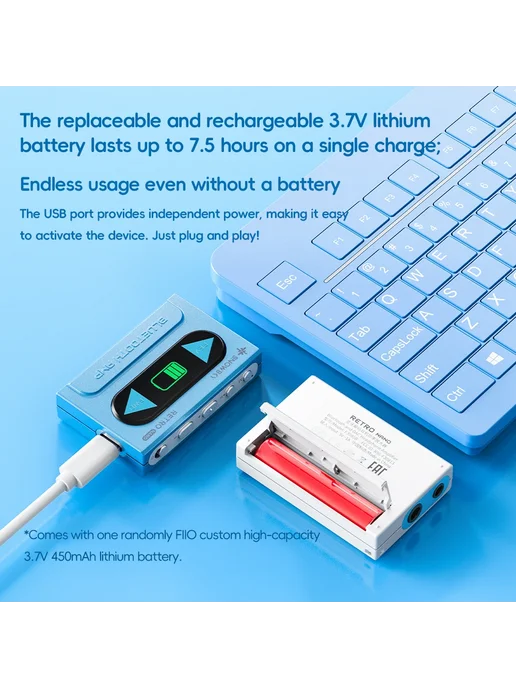 FIIO Snowsky RETRO NANO Bluetooth ЦАП и усилитель для наушни, белый, фото 7