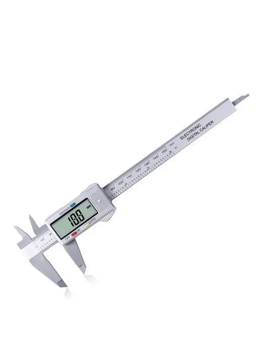 Цифровой штанген 150мм LCD для калибровки, углеродное волокн, вариант, фото 2
