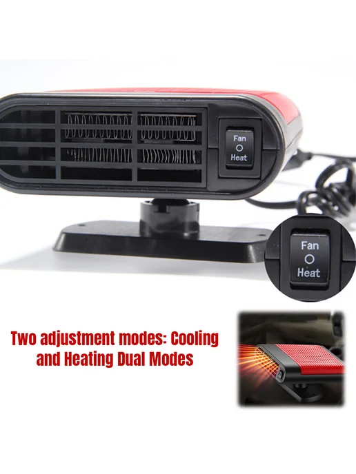 Портативный 12V обогреватель для авто, электро Fan defroster, вариант, фото 5