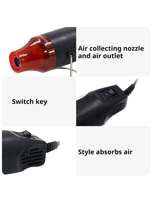 Нет бренда Мини-термофен 220В для ремонта EU Plug(220V), EU-Plug 220V, вариант, фото 7