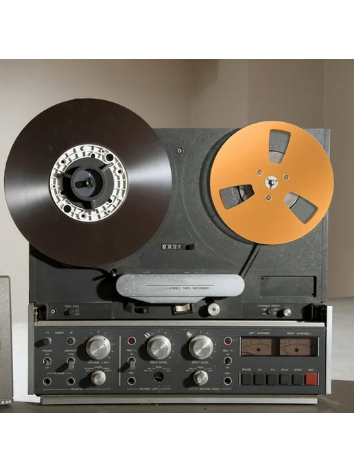 Рулон для магнитофона TEAC 7'', 3 отверстия, черный, золотой, фото 2