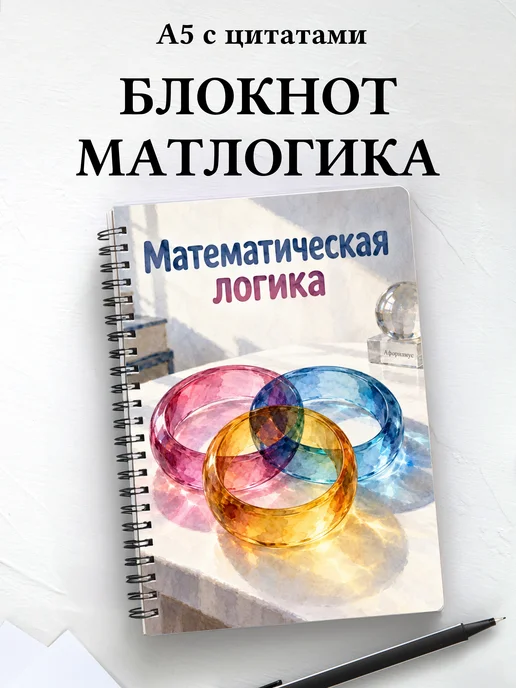 Блокнот Математическая логика с мотивирующими цитатами