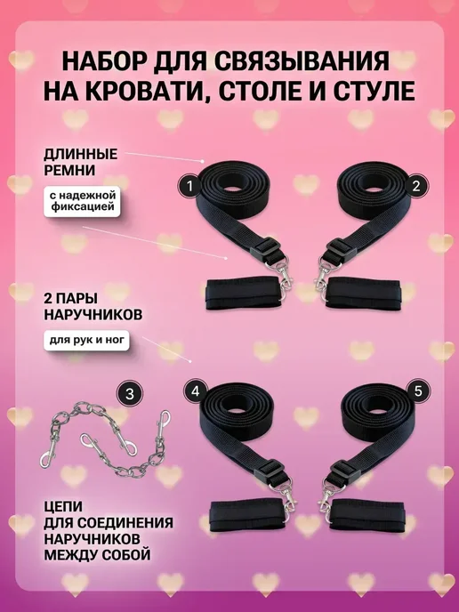 БДСМ НАБОР 30 секс игрушек для взрослых 18+ БДСМ НАБОР 30 се, вариант, фото 2
