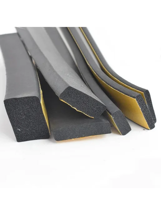 Нет бренда Звукоизоляционная лента EPDM черная 2x10 мм 10 м 5mmx25mmx10, черный