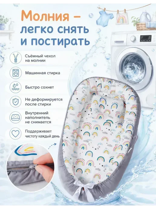 Лежанка кокон для людей, вариант, фото 8