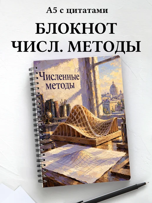 Блокнот Численные методы с мотивирующими цитатами
