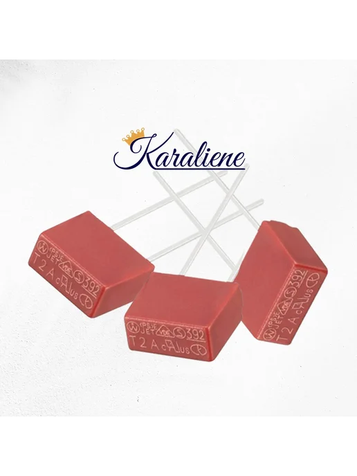 Karaliene 50 шт. пластиковых предохранителей 392 250В для ЖК, 50 шт, фото 3