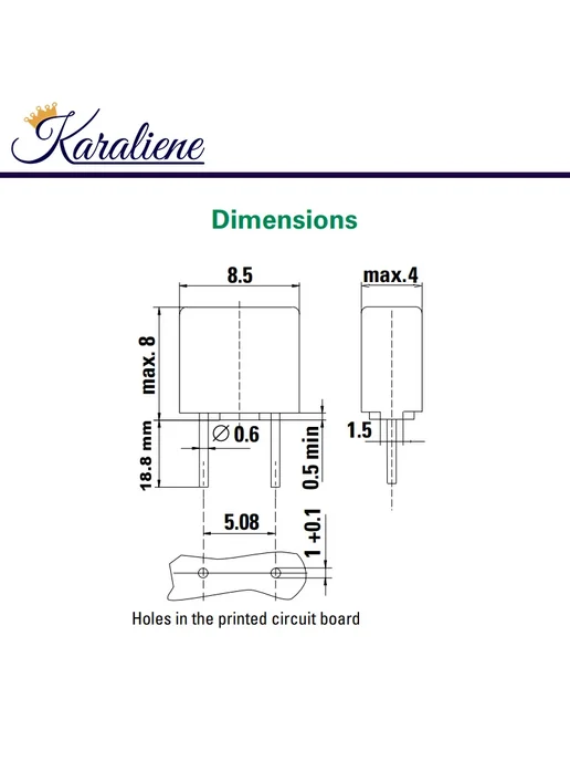Karaliene 50 шт. пластиковых предохранителей 392 250В для ЖК, 50 шт, фото 6