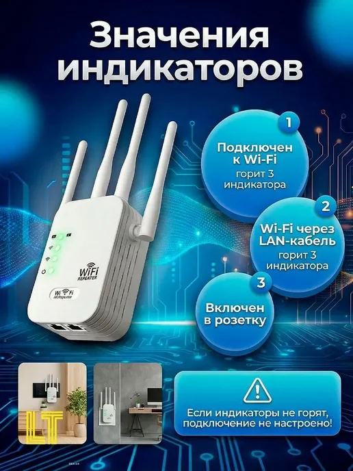Wi-Fi репитер, сетевой адаптер, белый, белый, фото 7