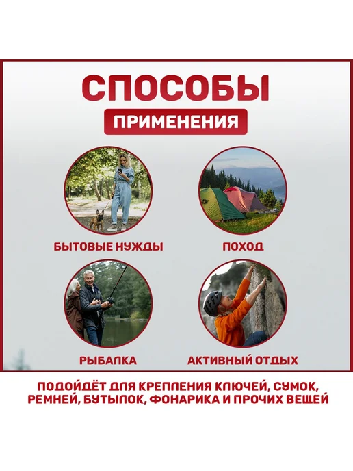 Спортивный карабин для альпинизма, туризма и скалолазания, черный, фото 3