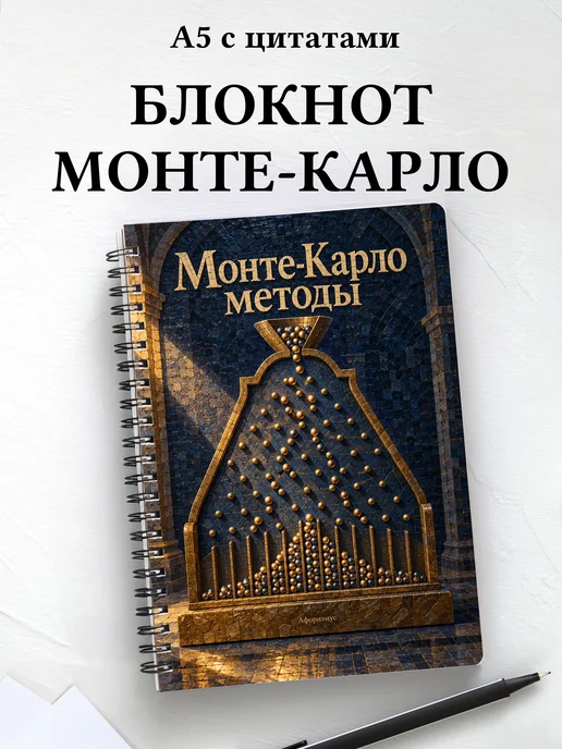 Блокнот Монте-Карло методы с мотивирующими цитатами