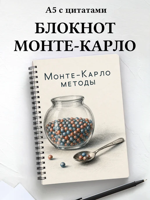 Блокнот Монте-Карло методы с мотивирующими цитатами