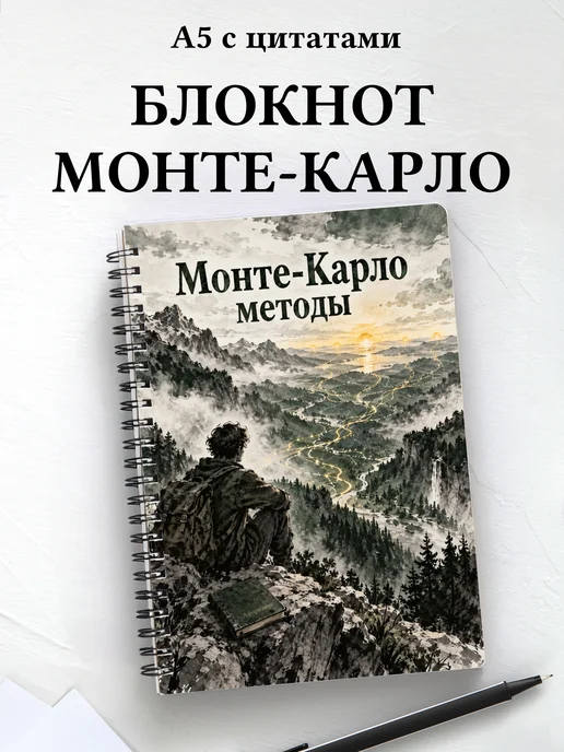 Блокнот Монте-Карло методы с мотивирующими цитатами