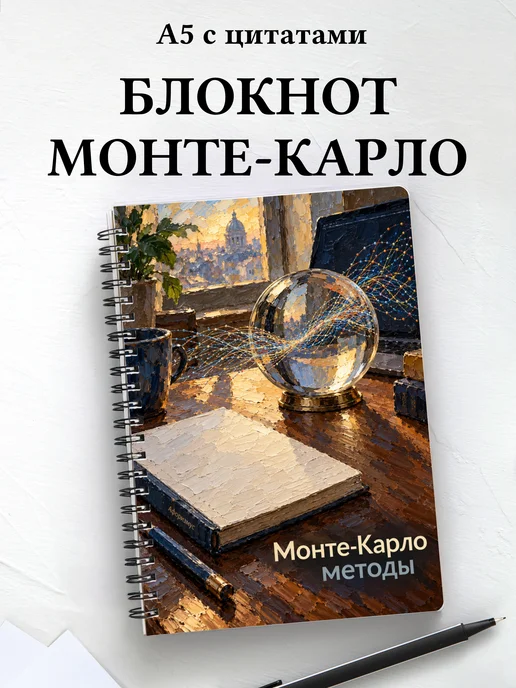 Блокнот Монте-Карло методы с мотивирующими цитатами