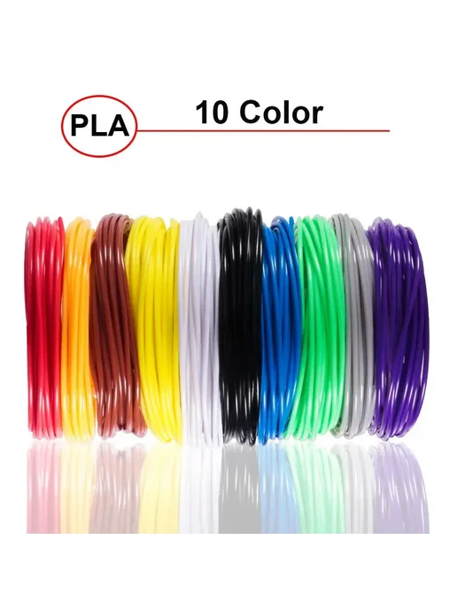 AOKIN PLA-кабель 5 м, 5 10 20 цветов для 3D-ручки 5M 20color, 5 м, 20 цв., фото 2
