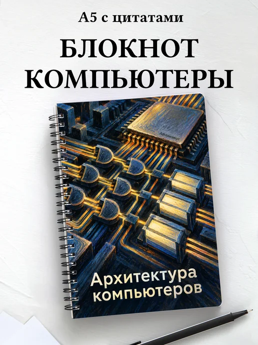 Блокнот Архитектура компьютеров с мотивирующими цитатами