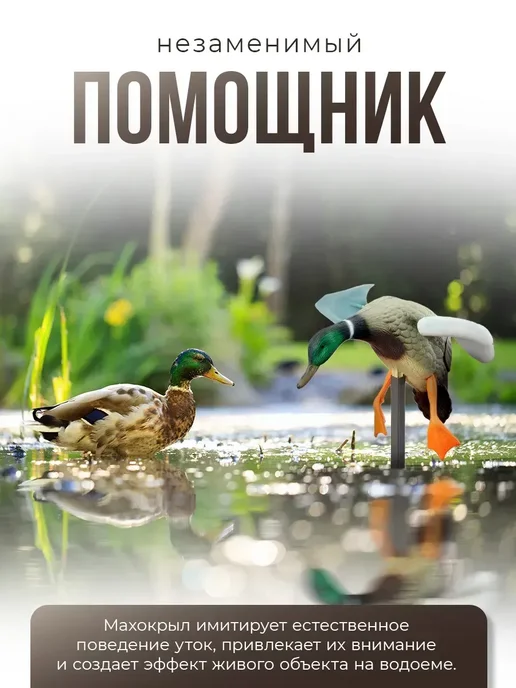 Махокрыл чучело утки для охоты, вариант, фото 3