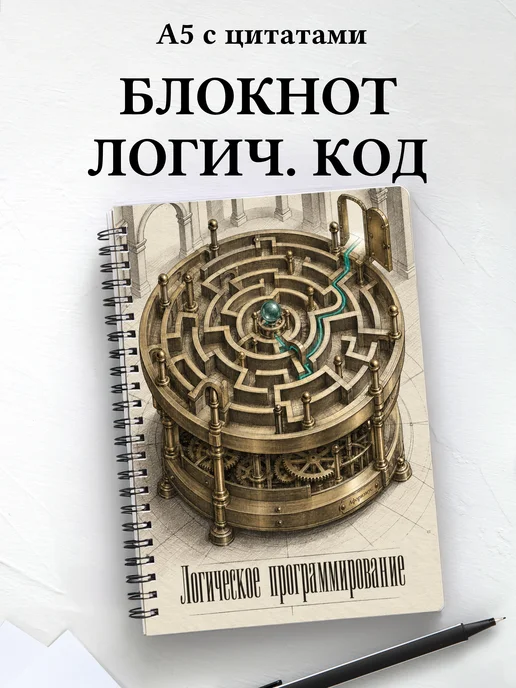 Блокнот Логическое программирование с мотивирующими цитатами