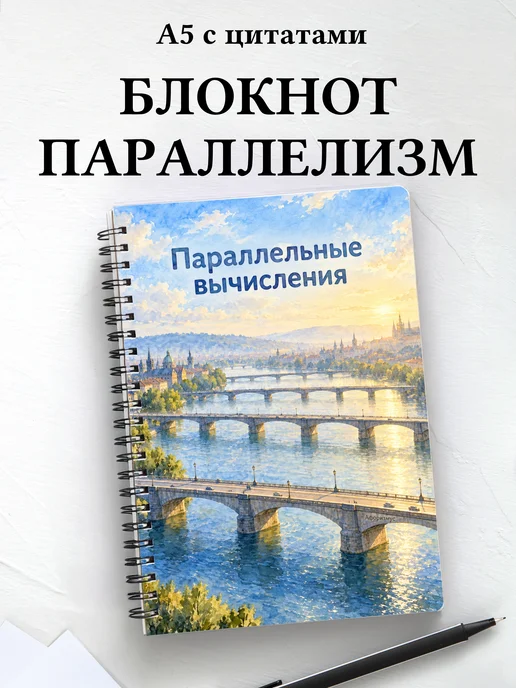 Блокнот Параллельные вычисления с мотивирующими цитатами