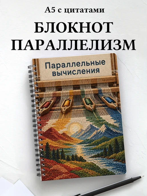 Блокнот Параллельные вычисления с мотивирующими цитатами