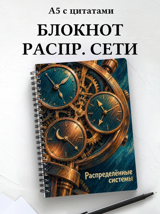 Блокнот Распределённые системы с мотивирующими цитатами
