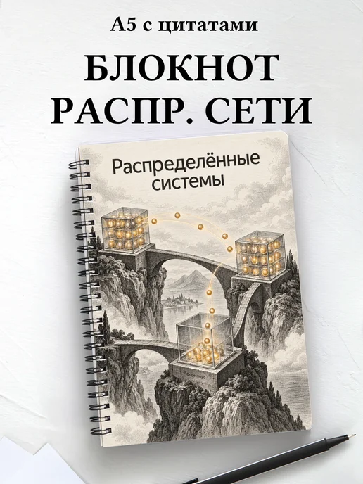 Блокнот Распределённые системы с мотивирующими цитатами