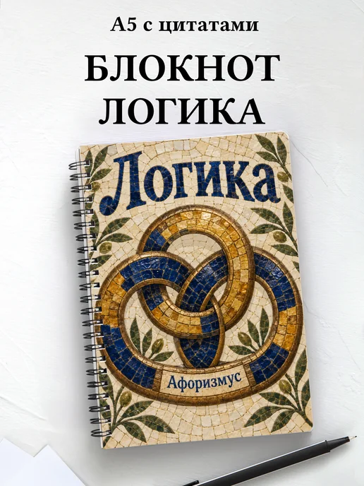 Блокнот Логика с мотивирующими цитатами