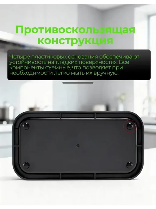 Подставка для ложек и вилок из нержавеющей стали, серый, фото 5