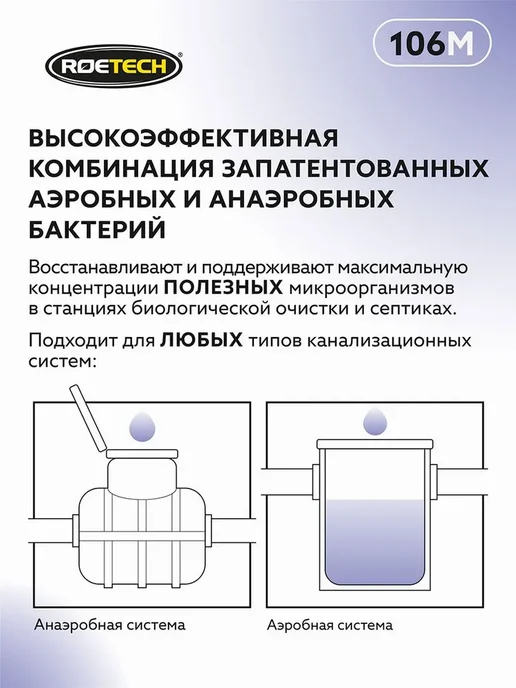 Roetech (Робик) 106М, для септиков и станций биологической, 106 м, фото 4