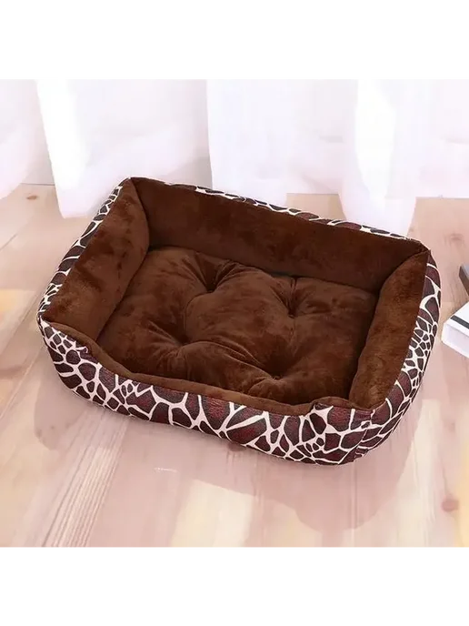 Кровать для собак из хлопка, теплый домик, карамель, вариант