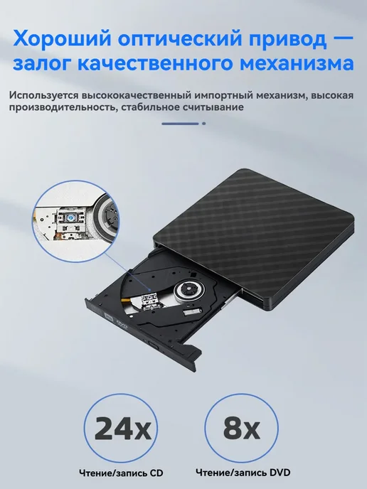 дисковод внешний для компьютера, вариант, фото 5