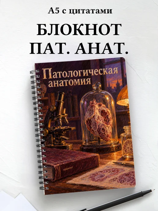 Блокнот Патологическая анатомия с мотивирующими цитатами