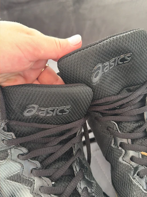 Abu-Shoes Борцовки спортивные для вольной борьбы и самбо Asics, черный, фото 2